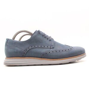 Cole Haan Original Grand Men's Size 8.5 M Blue Leather Oxfords Shoes C26473